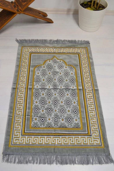 Kadife Seccade Gri - 70x110 cm -– Ekonomik,Hafif ve Kullanışlı ürün görseli