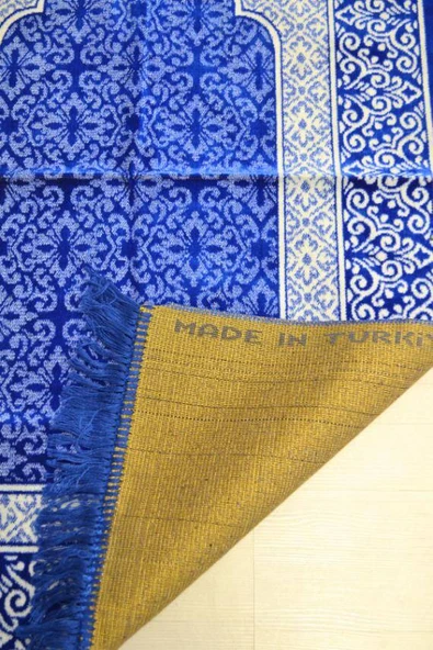 Kadife Seccade - 70x110 cm  - Yumuşak ve Konforlu Lacivert - Resim 3