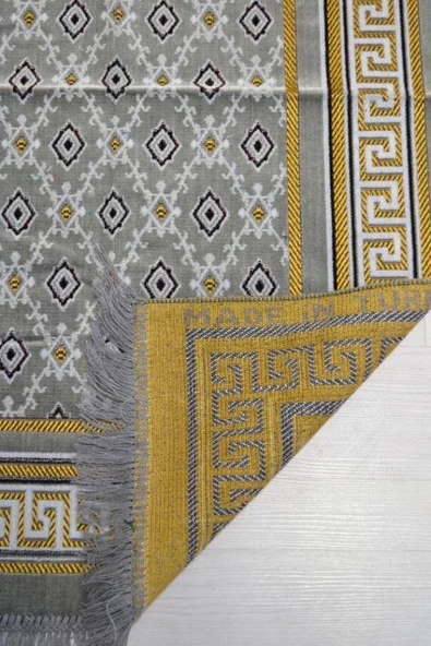 Kadife Seccade Gri - 70x110 cm -– Ekonomik,Hafif ve Kullanışlı - Resim 3