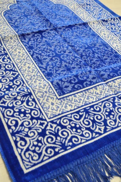 Kadife Seccade - 70x110 cm  - Yumuşak ve Konforlu Lacivert - Resim 2