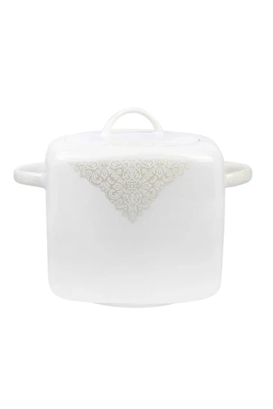 Karaca Şila Porselen 60 Parça 12 Kişilik Yemek Takımı Cream (açıklamayı okuyunuz) - 4