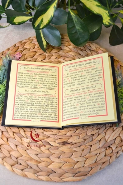 Yasin Kitabı Çanta Boy Termo Deri Kaplı Siyah– Arapça, Türkçe Okunuşlu ve Mealli – 128 Sayfa  Hac Umre ve Mevlit Hediyeliği - Resim 5