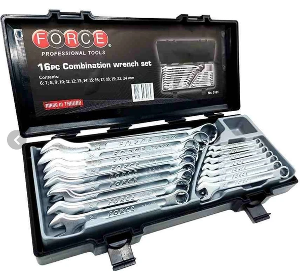 Force 16 Parça Kombine Anahtar Takımı Profesyonellere Özel - 3