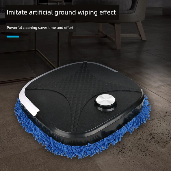 Otomatik Süpürme Mop Robotu - Beyaz - 2