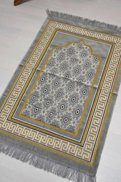 Kadife Seccade Gri - 70x110 cm -– Ekonomik,Hafif ve Kullanışlı - Resim 4