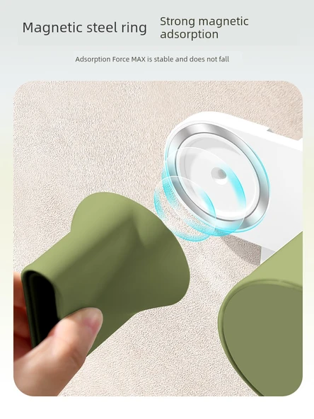 Mini Saç Kurutma Makinesi Manyetik Askı - Standart Buz Mavisi - Alaşım Plastik - 5