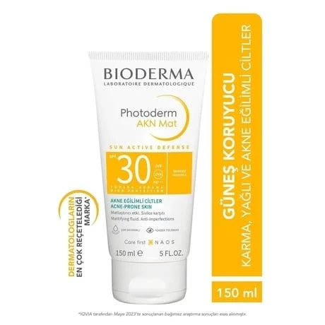 Bioderma Photoderm AKN Mat SPF30 Güneş Kremi 150 ml