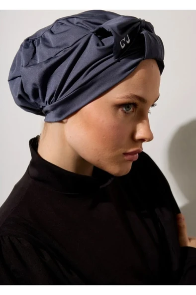 Mayovera Fiyonklu Antrasit  Tasarım Bone - Resim 3