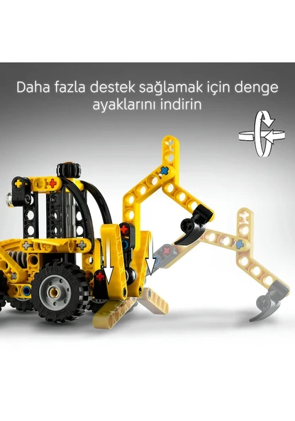 Lego Technic Kazıcı Yükleyici 42197 Lisanslı Ürün - 4