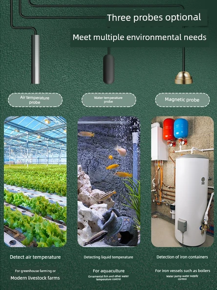 Dijital Termostat - Manyetik Prob 4000W - Gerçek Zamanlı Ekran - 4