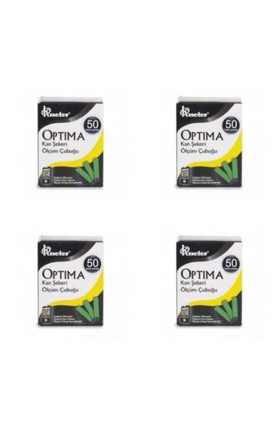 Okmeter Optima Test Stribi 50 Adet 4'Lü PAKET (SKT:12/2026)