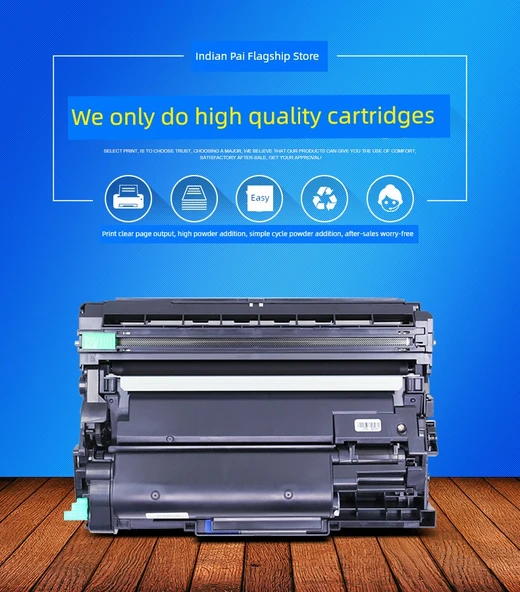 Uyumlu Toner Kartuşu - Takım - Drumm Çerçevesi + Yüksek Versiyon Toz Kutusu - 5