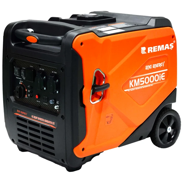 Energy KM 5000 IE Marşlı 5 kVA Sessiz İnvertörlü Benzinli Jeneratör