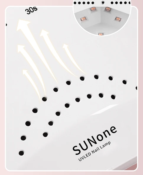 LED Tırnak Lambası - Beyaz - 280W - 66 Işık Boncuğu - X6Max - 10