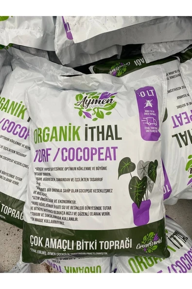 10 Litre Ithal Torf Cocopeat Ponza Taşı Özel Karışım Saksı Harcı Bitki Toprağı - Kokopit - 5