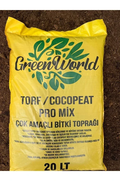 20 Litre Ithal Çok Amaçlı Bitki Toprağı Torf Cocopeat Ponza Taşı - Kokopit Özel Karışım Saksı Harcı - 6
