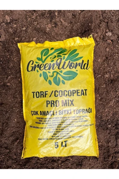 5 Litre Ithal Çok Amaçlı Bitki Toprağı Torf Cocopeat Ponza Taşı- Kokopit Özel Karışım Saksı Harcı - 3