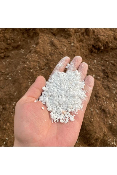 4 Adet 5 Lt Tarım Perliti Köklendirici Perlit (TOPLAM 20 LİTRE) Drenaj Düzenleyici Premium Kalite - 2