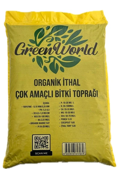 20 Litre Ithal Çok Amaçlı Bitki Toprağı Torf Cocopeat Ponza Taşı - Kokopit Özel Karışım Saksı Harcı - 2
