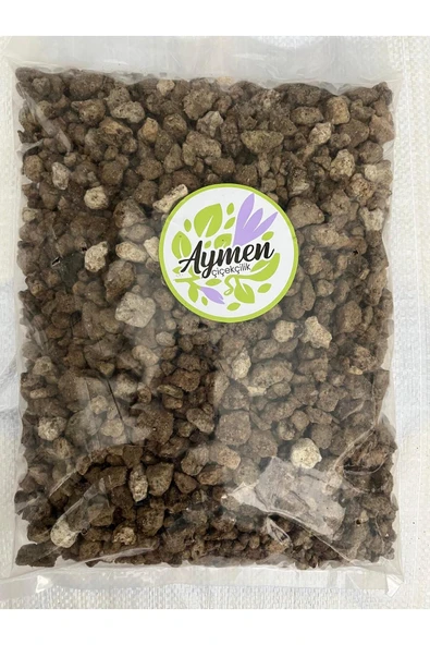 2 Adet 8-16 mm Ponza Taşı - Tarım Pomzası 5 Lt Paket - 5 Litre Volkanik Ponza Taşı