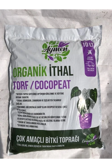 10 Litre Ithal Torf Cocopeat Ponza Taşı Özel Karışım Saksı Harcı Bitki Toprağı - Kokopit - 2