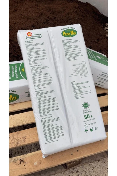 Profi Mix 80 Lt Ithal Blueberry Yaban Mersini Torfu - Ph 3,5 - 4,2 Asidik Toprak 0-40 mm - 80 Litre - 6