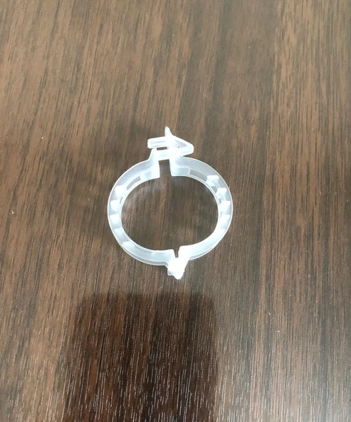 Bitki Klipsi - Domates Klipsi 100 Adet 25 mm Gövde Sarmaşık Bitki Bağlama Kelepçesi, Beyaz - 2