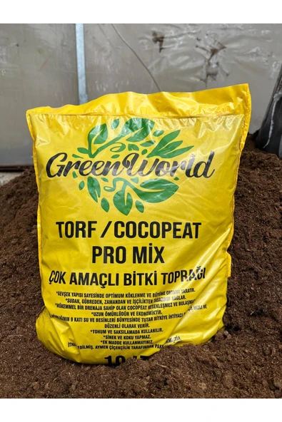 10 Litre Ithal Çok Amaçlı Bitki Toprağı Torf Cocopeat Ponza Taşı - Kokopit Özel Karışım Saksı Harcı - 3