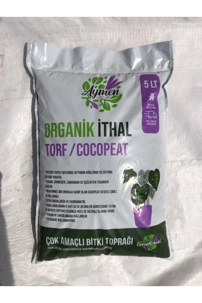 5 Litre Ithal Torf Cocopeat Ponza Taşı Özel Karışım Saksı Harcı Bitki Toprağı - Kokopit - 2