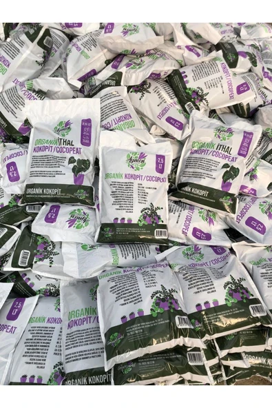 4 Adet 2,5 Litre Çiçek Ve Bitki Yetiştirme Toprağı Cocopeat Ponza Katkılı Iç Ve Dış Mekan - 5