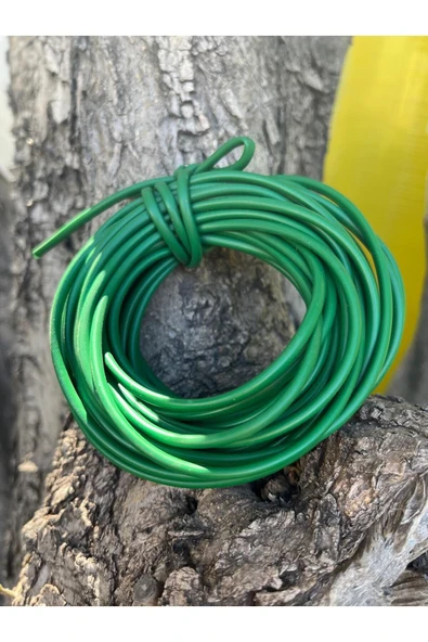 Fidan Bağlama İpi 10 Metre - 3 mm Sera İpi Elastik Fide Bağlama Lastiği Bağ Dal Bitki Bağlama İpi - 2