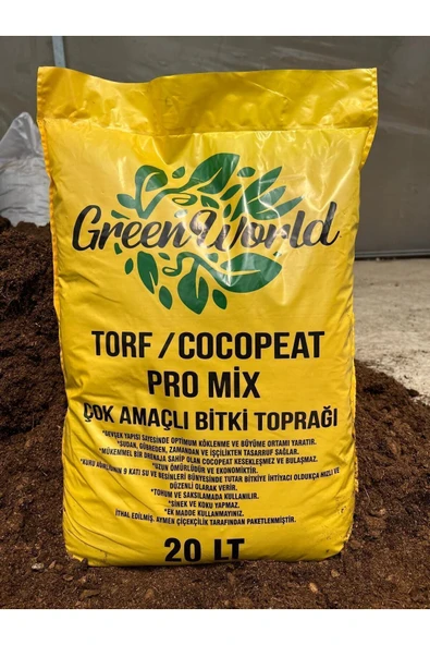 20 Litre Ithal Çok Amaçlı Bitki Toprağı Torf Cocopeat Ponza Taşı - Kokopit Özel Karışım Saksı Harcı - 7