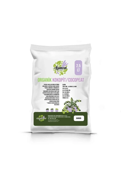 Özel Karışımlı Cocopeat Ponza Katkılı 2,5 Litre Iç Dış Mekan Bitki Yetiştirme Toprağı - Kokopit - 2