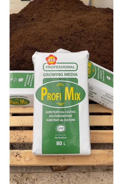Profi Mix 80 Lt Ithal Blueberry Yaban Mersini Torfu - Ph 3,5 - 4,2 Asidik Toprak 0-40 mm - 80 Litre - 7