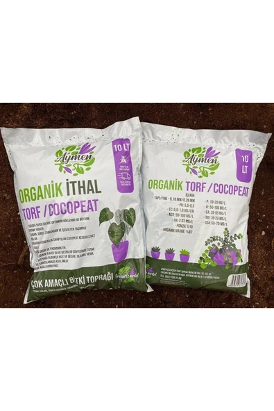 10 Litre Ithal Torf Cocopeat Ponza Taşı Özel Karışım Saksı Harcı Bitki Toprağı - Kokopit - 6