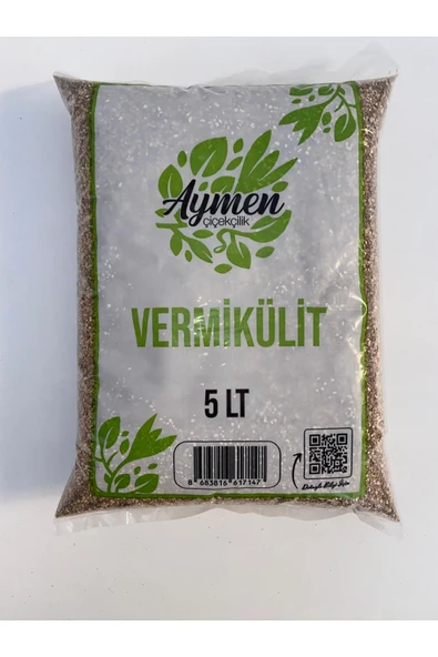 Tarımsal Vermikülit 5 Litre Fine Boy - Toprak Ve Torf Düzenleyici Doğal Maden - Tohum Çimlendirme - 6