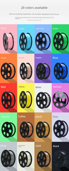 PLA+ 3D Yazıcı Filamenti - 1.75mm - Beyaz - 11