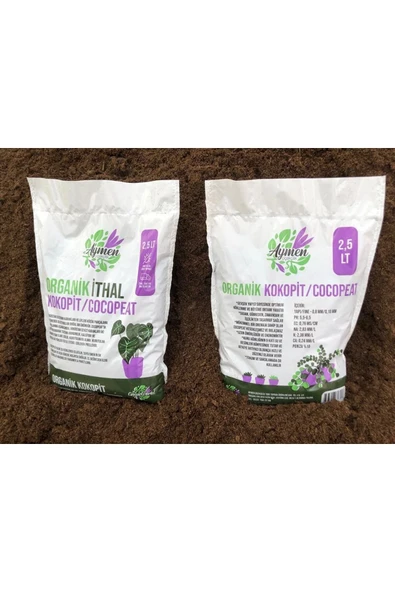 Özel Karışımlı Cocopeat Ponza Katkılı 2,5 Litre Iç Dış Mekan Bitki Yetiştirme Toprağı - Kokopit - 3
