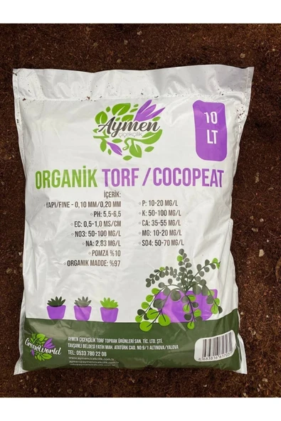 10 Litre Ithal Torf Cocopeat Ponza Taşı Özel Karışım Saksı Harcı Bitki Toprağı - Kokopit - 4