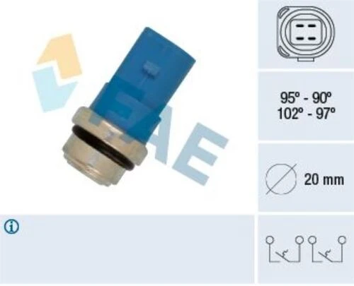 FAE 38391  Fan Müşürü VW 95-102C Passat,A4,A6