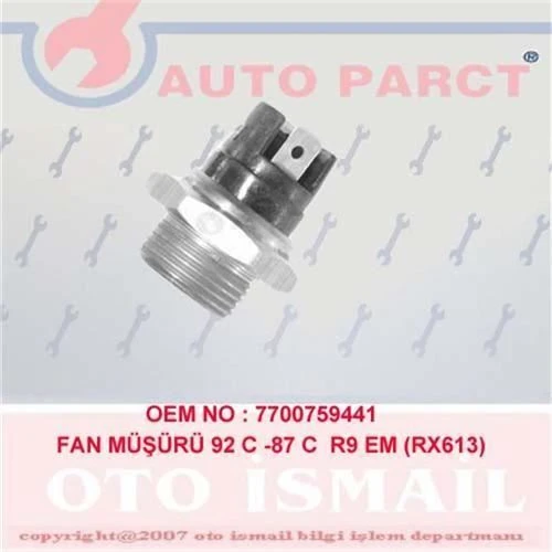 Auto Part MS01000192 Auto Parct Parct Ms01000192 Murat 131 Fan Müşürü Kablosuz Kışlık 87-92 Mrmoem-1063061 ürün görseli 1