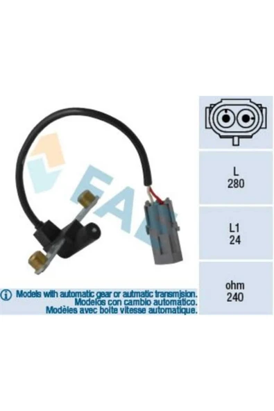 FAE 79022  KRANK MİL SENSÖRÜ MEGANE-R19-CLIO-LAGUNA-ESPACE-
