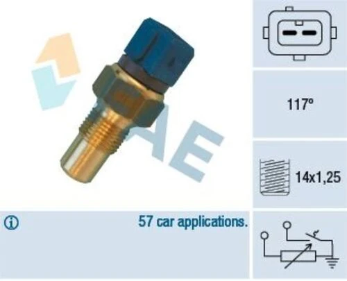 FAE 34440  HARARET MÜŞÜRÜ MAVİ 118 DERECE PARTNER BELINGO ZX 1.4 8 - 1