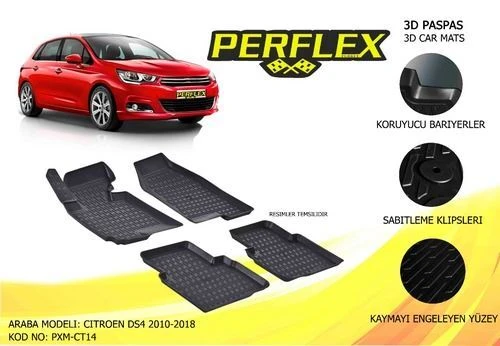 Perflex PXM Pxm-ct14 Paspas 3d Havuzlu X-mat Ds4 10-17 ürün görseli 1
