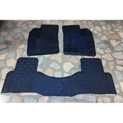 Leopar RBR218 Dekoratif Takım Kauçuk Bezli Paspas 3 Parça Rulo/Poşet Linea Mavi ürün görseli 1