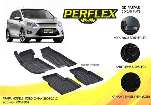 Perflex PXM Pxm-fd01 Ic Paspas 3d Havuzlu X-mat C-max 06-11 ürün görseli 1