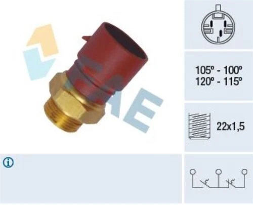 FAE 38040  Fan Müşürü Klima 3 Fişli Tanım Wm Astra F Corsa B Vectra A Omega B 93-