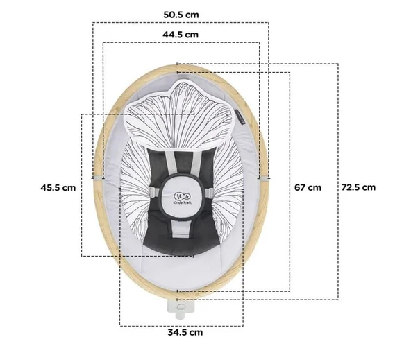 Kinderkraft LUMI Otomatik Sallanan Oyuncaklı Ana Kucağı - 7