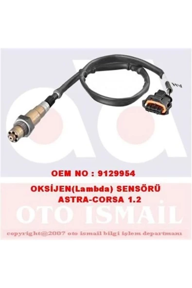 Bosch 0258006172 Oksıjen Sensörü Astra G Vectra B Corsa C 1.2 Uyumlu ürün görseli 1