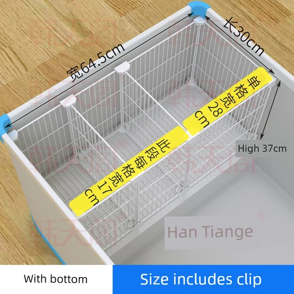 Buzdolabı Organizeri - 30 cm Uzunluk - 65 cm Genişlik - 37 cm Yükseklik - 3 Hücreli
